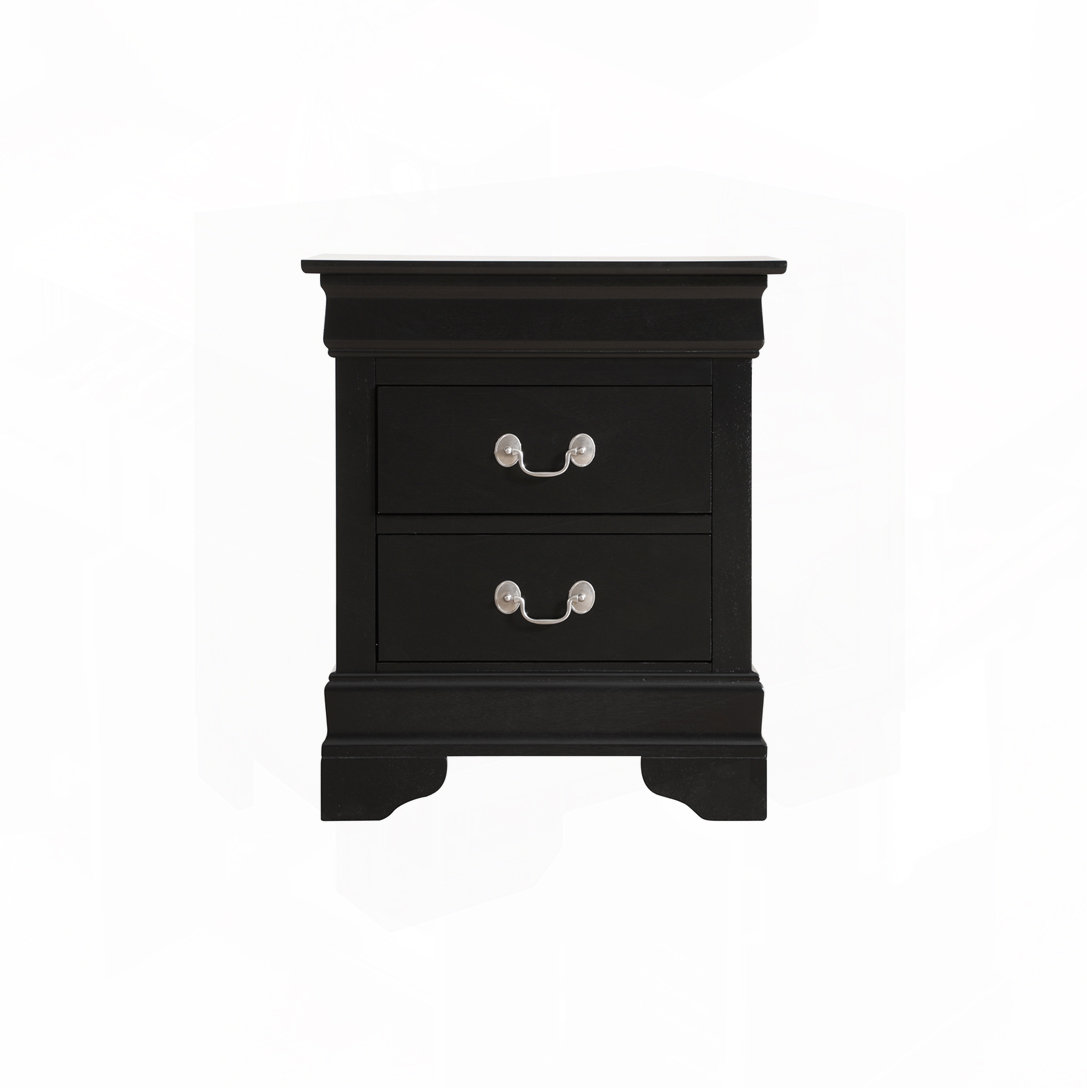 Red Barrel Studio® Black Traditional Nightstand | Wayfair