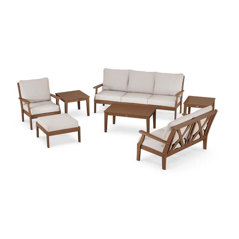 Braxton 7-Piece Deep Seating Set, Dune Burlap Revolution®