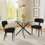 5-Piece Round Glass Dining Table Sets-1098992261
