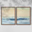 Warm Skies I - impression encadrée de qualité supérieure - prête à être accrochée - aucun clou requis - aucun clou requis-1898958730-1898958726
