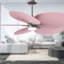 Alessandra - Ventilateur de plafond à cinq pales - DEL intégrée-103363405-103363421