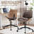 Home Office Chair No Arms with Wheels, Adjustable Height Small Desk Chair-442342660