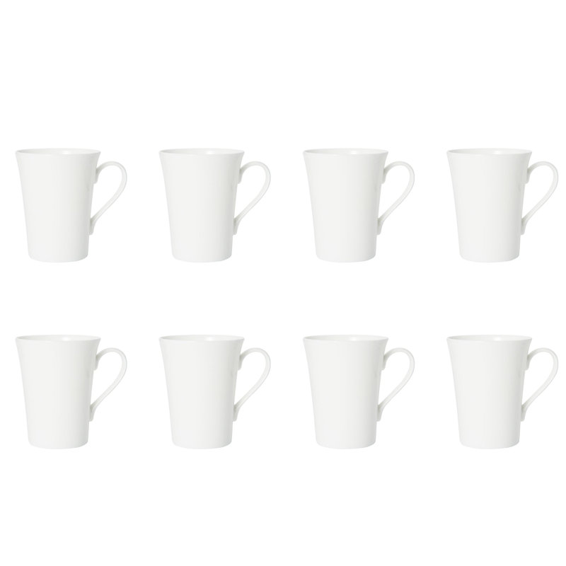 Service de vaisselle léger en porcelaine tendre résistant à l'écaillement de 40 articles pour huit personnes Delray