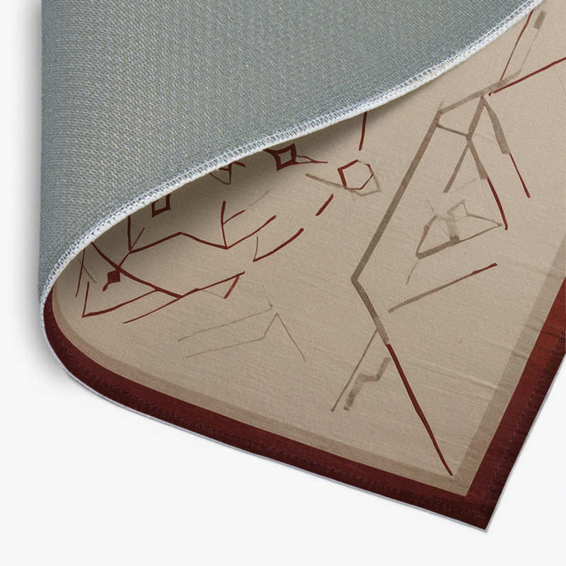 Tapis intérieur et extérieur Spatial Matrix, Rectangulaire 3 pi x 5 pi