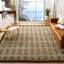 Asian Fusion Hand-Knotted Chocolate/Gold Area Rug-1095793379