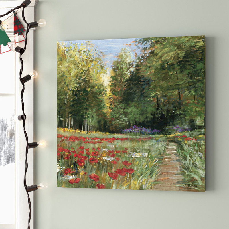 «Field of Flowers» - reproduction, H 35 po x l 35 po x P 1,5 po, Toile