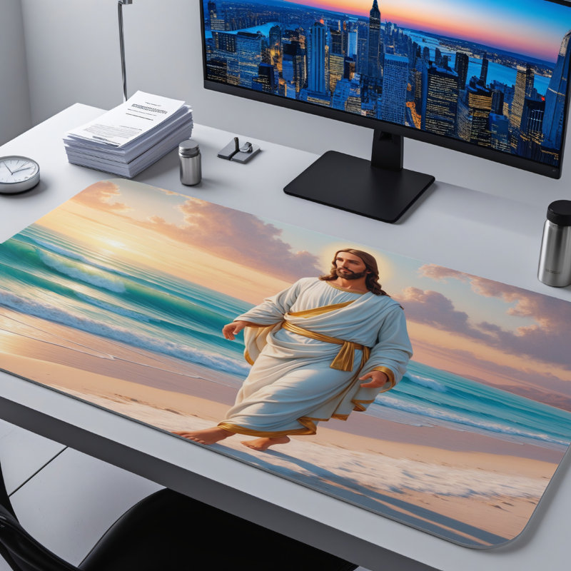 Polyester Desk Pad, 23.6x13.8