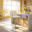 Tabouret de bar rotatif réglable en similicuir l 20 po x P 19 po x H 42 po Christies Home