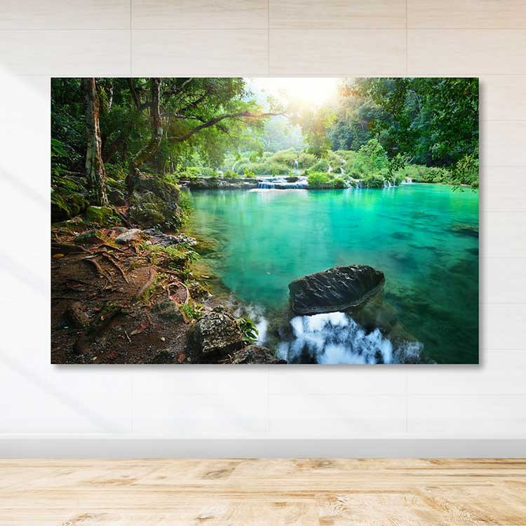 Peinture décorative sur toile