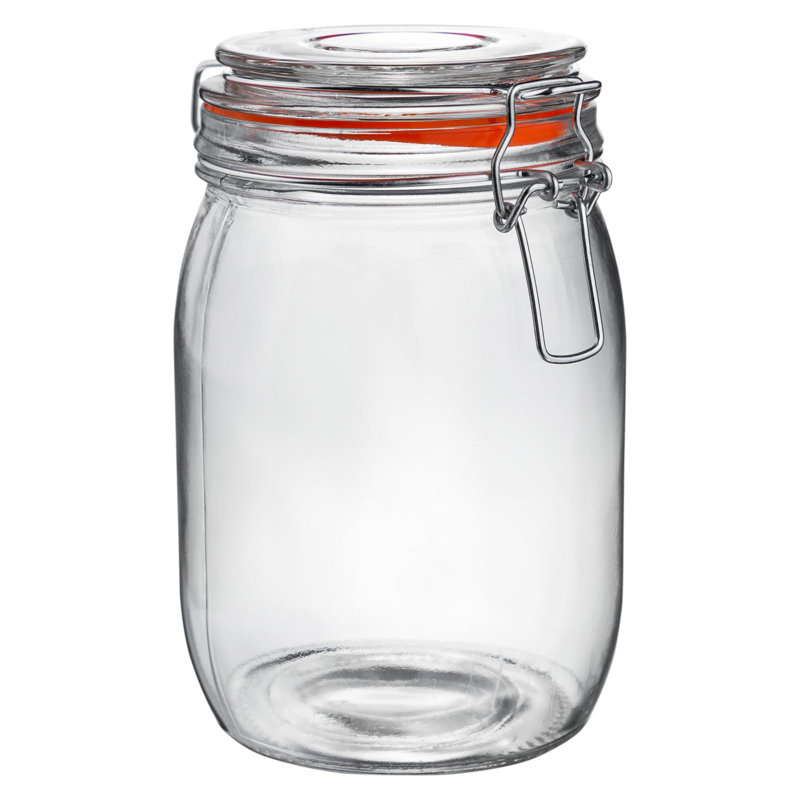Argon Tableware - Glass Storage Jars with Heart Labels - 