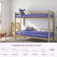 Grand matelas à mémoire de forme simple en mousse à mémoire de forme de 5 pouces pour enfants, lits superposés et peu encombrant avec un soutien réactif.