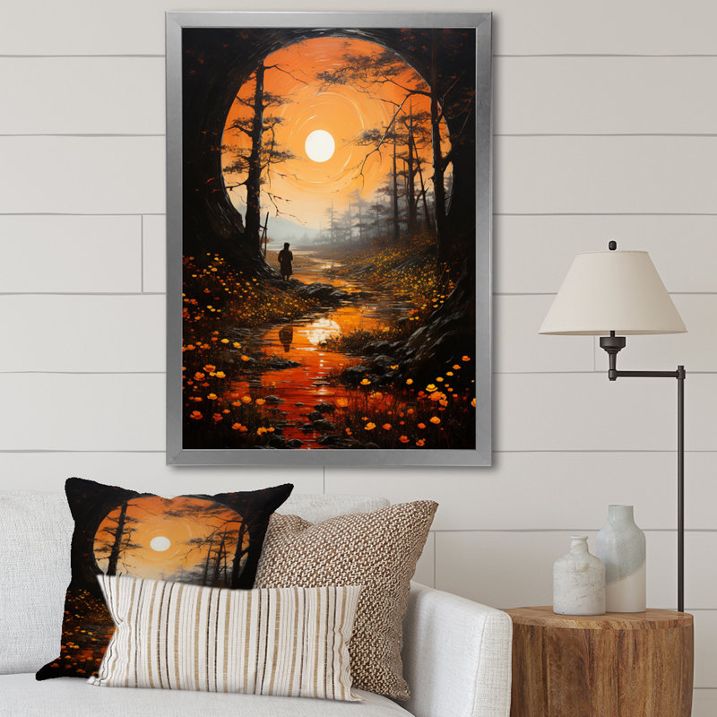 Impression sur toile encadrée, "Zeuminra", Cadre photo argenté, H 40 po x l 30 po x P 1,5 po