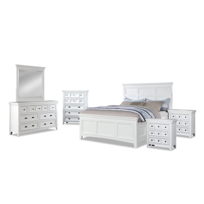 Genesha Solid Wood Piece Bedroom Set