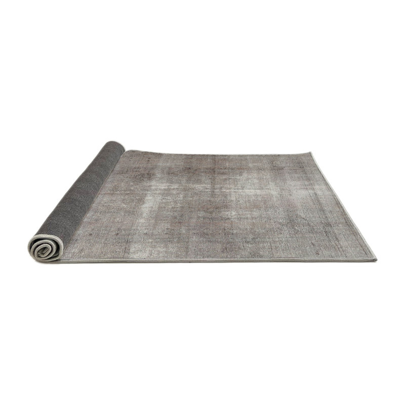 Tapis oriental en laine gris, Rond 6 pi