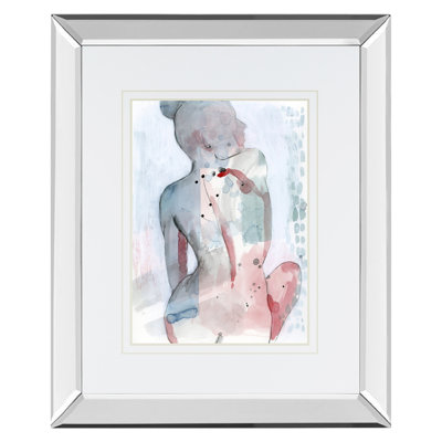Art mural moderne Madonna II - 34 po x 40 po - Cadre en miroir