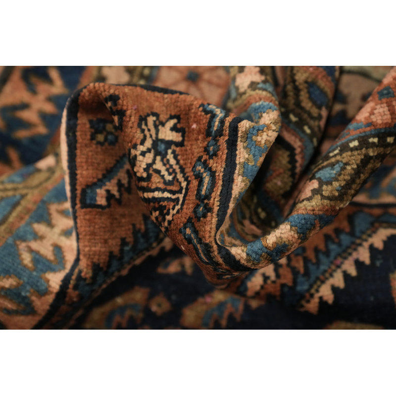 Tapis géométrique semi-antique 5 x 7