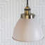Ziemer 1 - Light Brass Dome Pendant-33765780