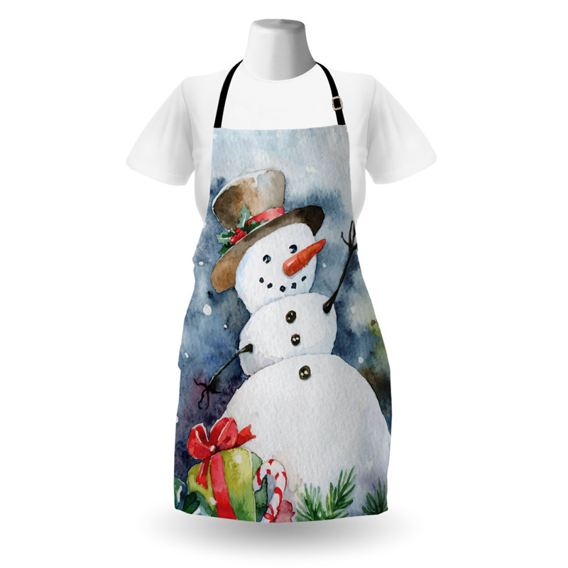 Multicolore, tablier The Snow Aisle® Snowman, cuisine, jardinage, taille adulte
