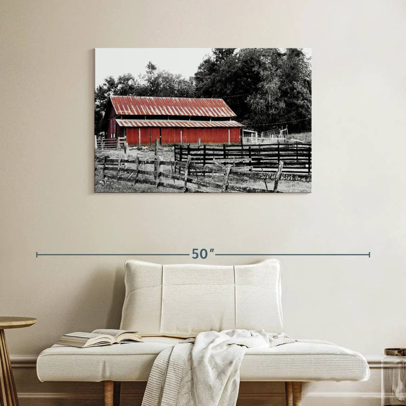 Lilie BW Rustic Barn, H 26 po x l 39 po