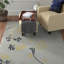 Tapis gris en laine touffeté à la main Avayah-1420711699