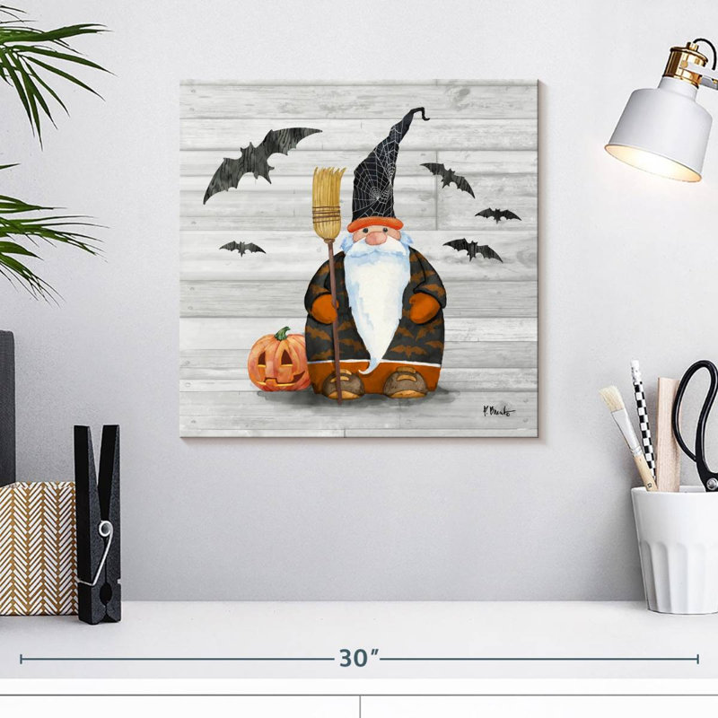 Gnome d'Halloween Lelend III, H 16 po x l 16 po