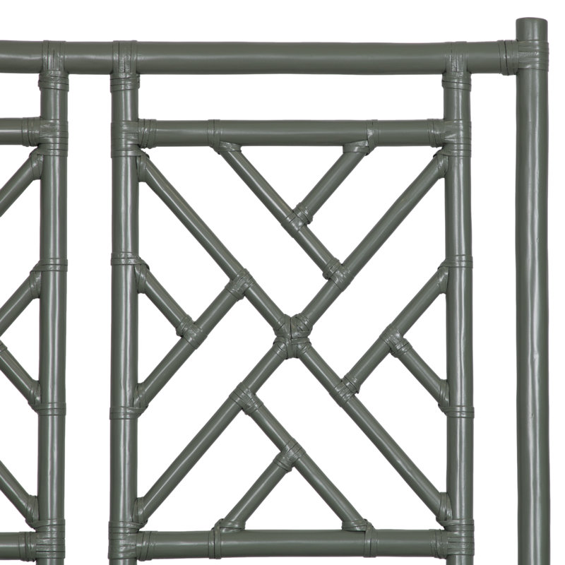 Chippendale Open-Frame Bed, Extra-long Twin, Evergreen