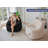 Corduroy Bean Bag Sofa Chair Cozy Living Room Chair Stuffed Floor Sofa Compression Sofa-128966532