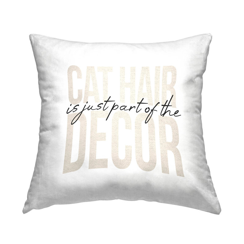 Polyester Throw Square Pillow Cover & Insert