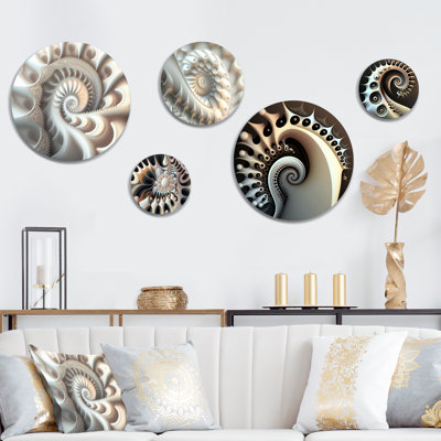 Abstract Wall Decor on Metal