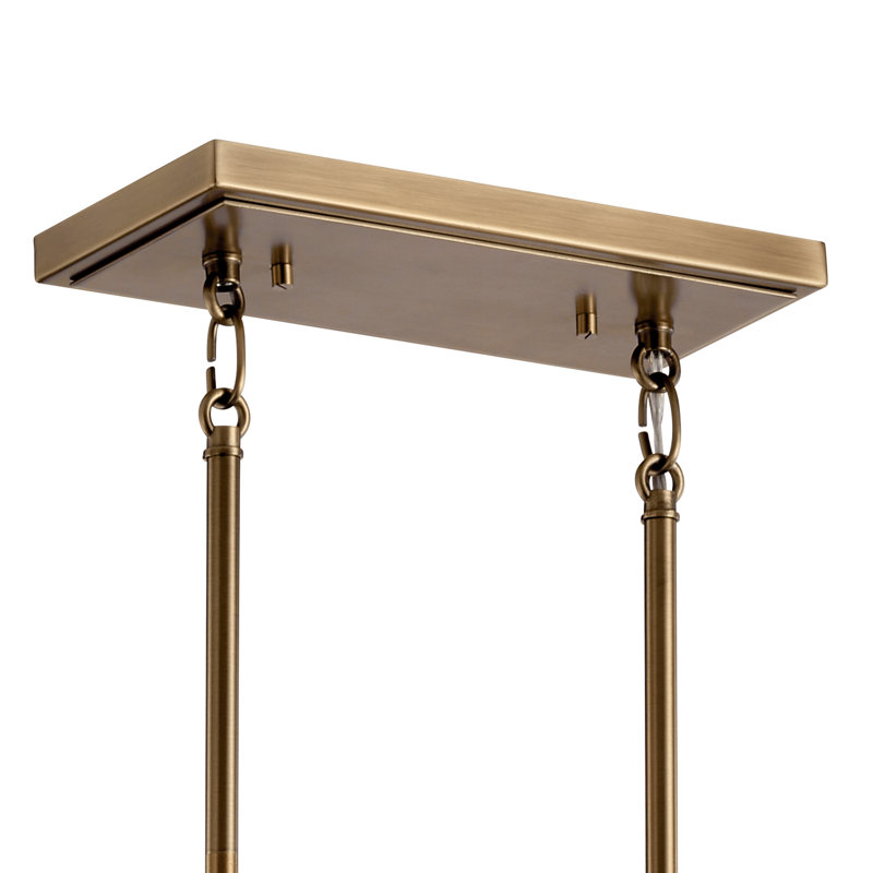 Aneris 8 - Light Shaded Pendant, Weathered Brass