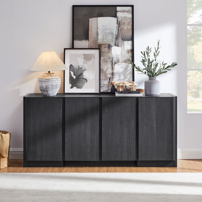 65" TV Stand for TVs up to 75" with Storage and Shelves