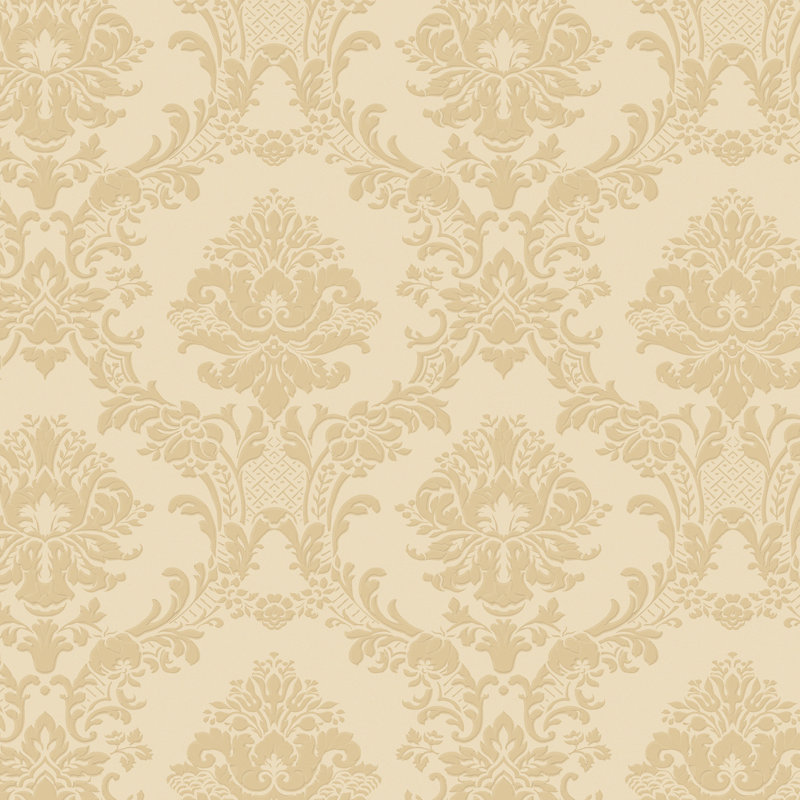 In Reg Classic Damask, Crème, crème