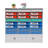 Paper And Mail Organizer Storage Cabinet With 24 Compartments And 2 Drawers-1984639043