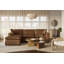 Hadleigh Brown Leather Modular Sectional