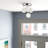 Plafonnier semi-encastré 4 lumières Megallan-415637519