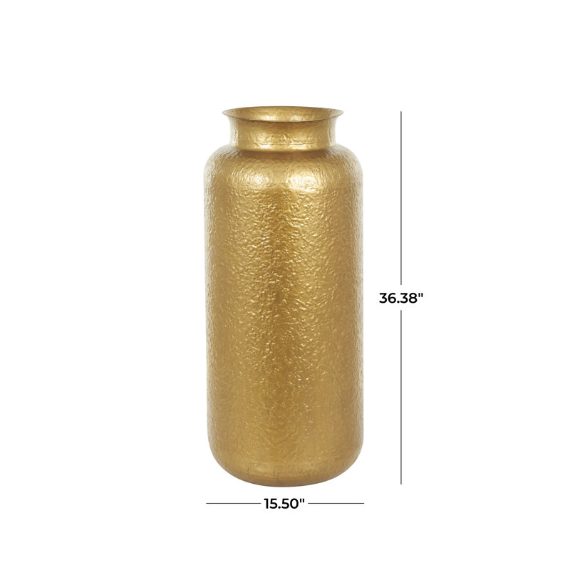 Grand vase décoratif Yasuri, H 36,38 po x l 15,5 po x P 15,5 po