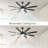 66 Inch Low Profile Ceiling Fan With Dimmable Lights And Smart Remote Control 6 Speed Reversible Noiseless Dc Motor For Indoor-16533202-16533203
