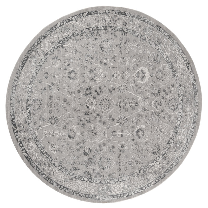 Tapis gris Askov, Rond 7 pi 10 po