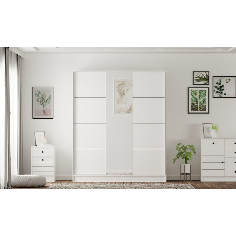 Jdah 2 Door Manufactured Wood Wardrobe