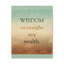 Wisdom Outweighs Wealth - Wrapped Canvas Print-527980100