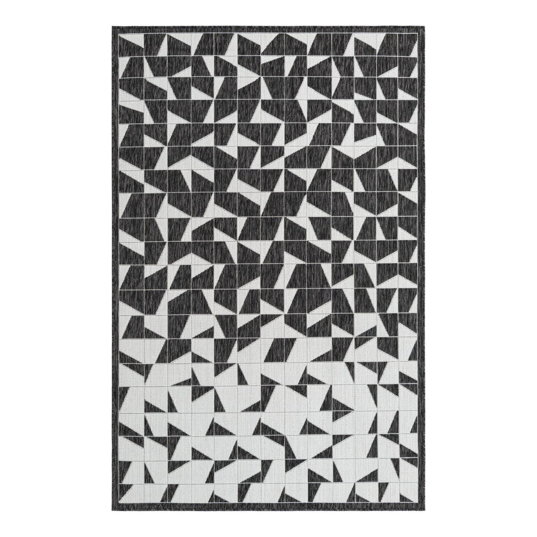 Geometric Indoor / Outdoor Rug Unique Loom Rug 