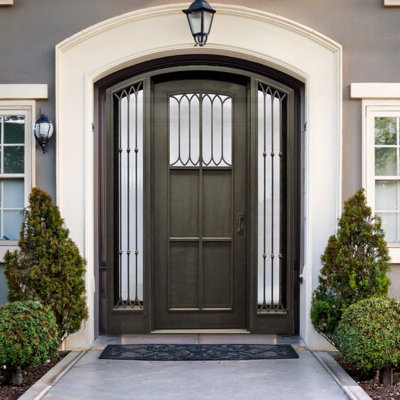 Linear Luxe Single Iron Door