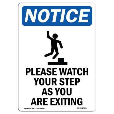 Please Watch Your Sign with Symbol