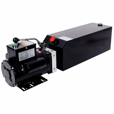 Heavy-Duty Hydraulic Power Unit for Car Lifts, AC 220V Single Phase, 16 Quart Oil Reservoir, Replacement Pump for 2-Post/4-Post Lifts & Auto Shop Equipment