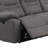LosPalmos 86'' Faux Leather Reclining Sofa-1659463983