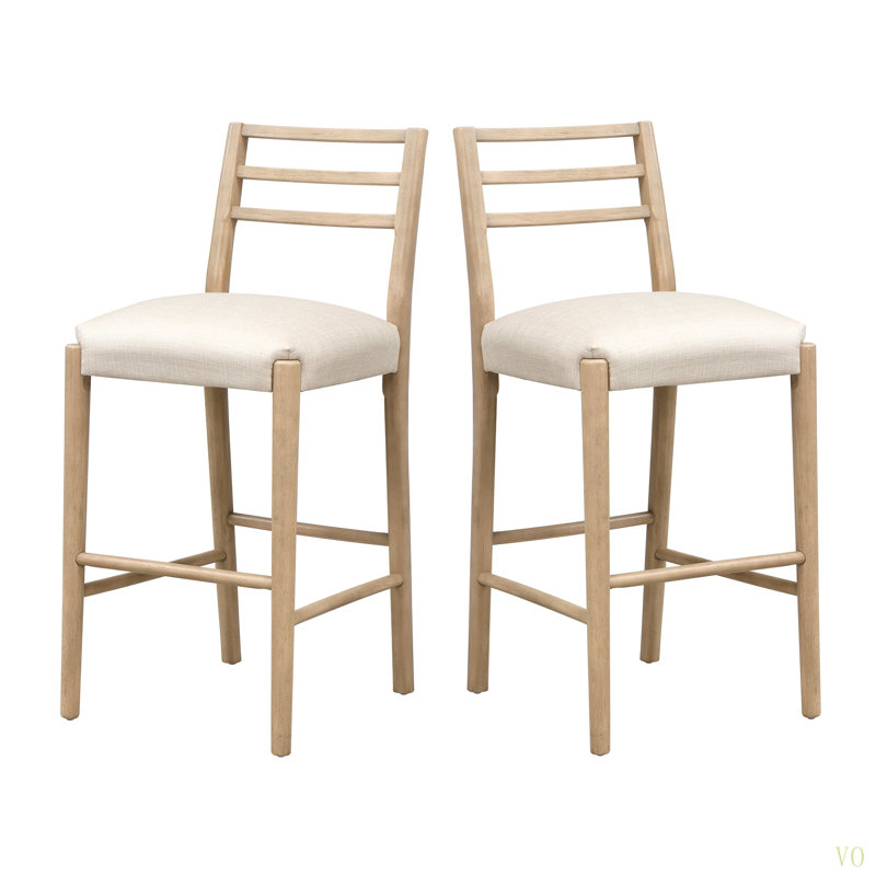 TABOURET DE BAR AVEC ÉCHELLE À ÉCHELLE (ENSEMBLE DE 2)
