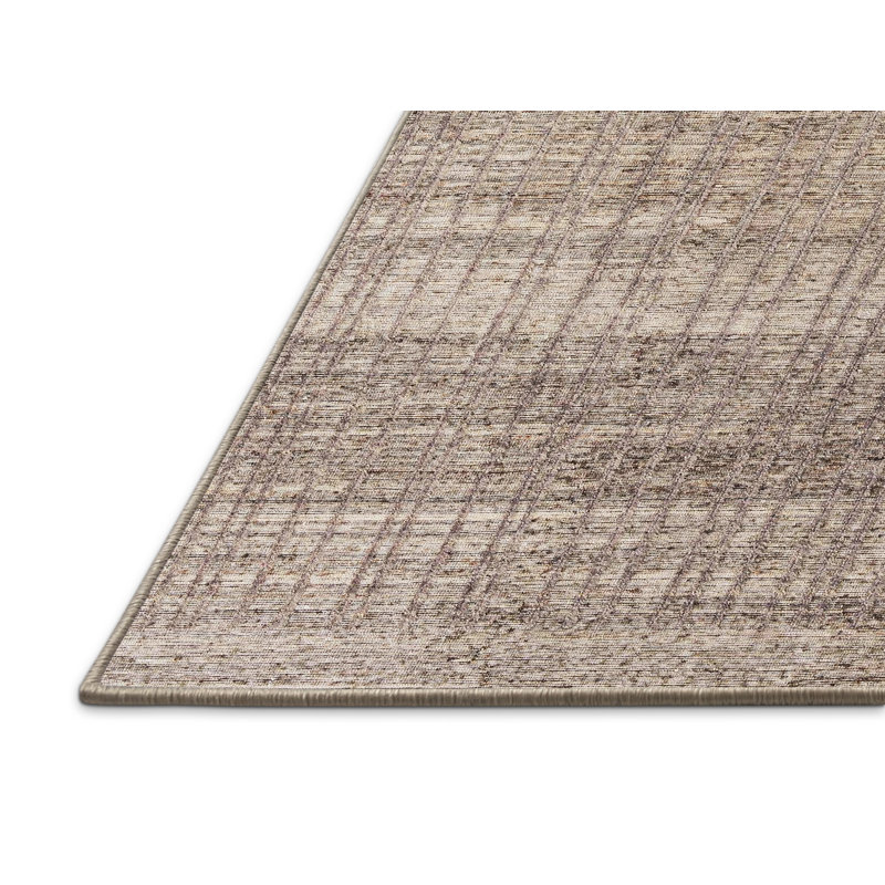 Tapis décoratif multicolore à motif abstrait, Rectangle 5 pi x 7 pi