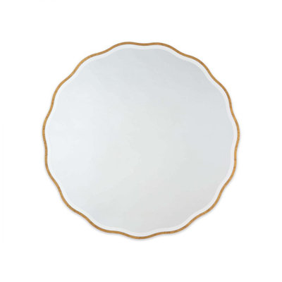 Candice Scalloped Beveled Wall Mirror