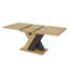 Extendable Metal Base Dining Table