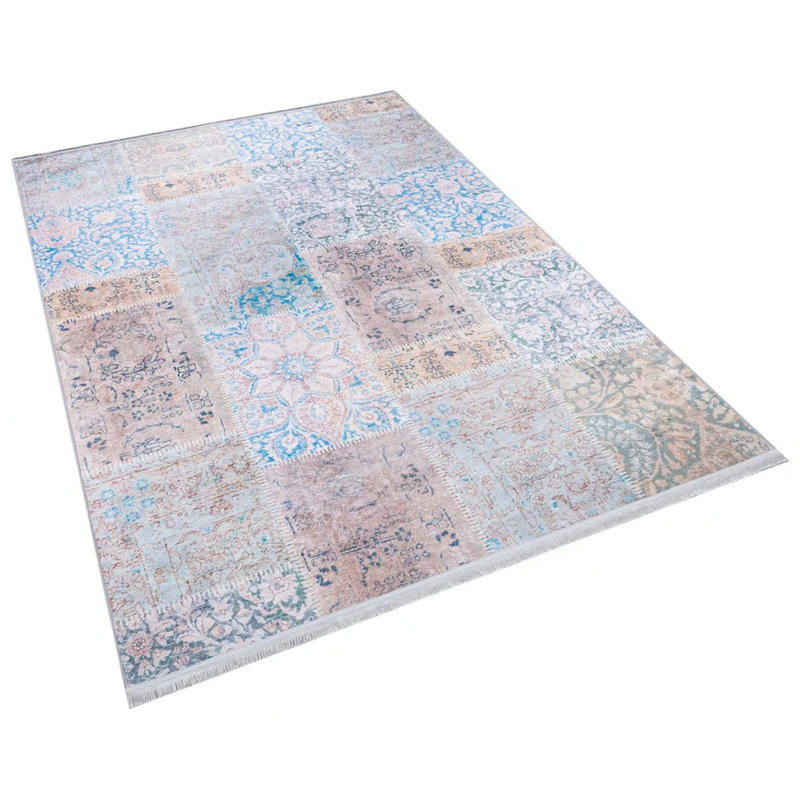 Tapis intérieur / extérieur en coton Saphire, Rectangle 5 pi 11 po x 9 pi 2 po
